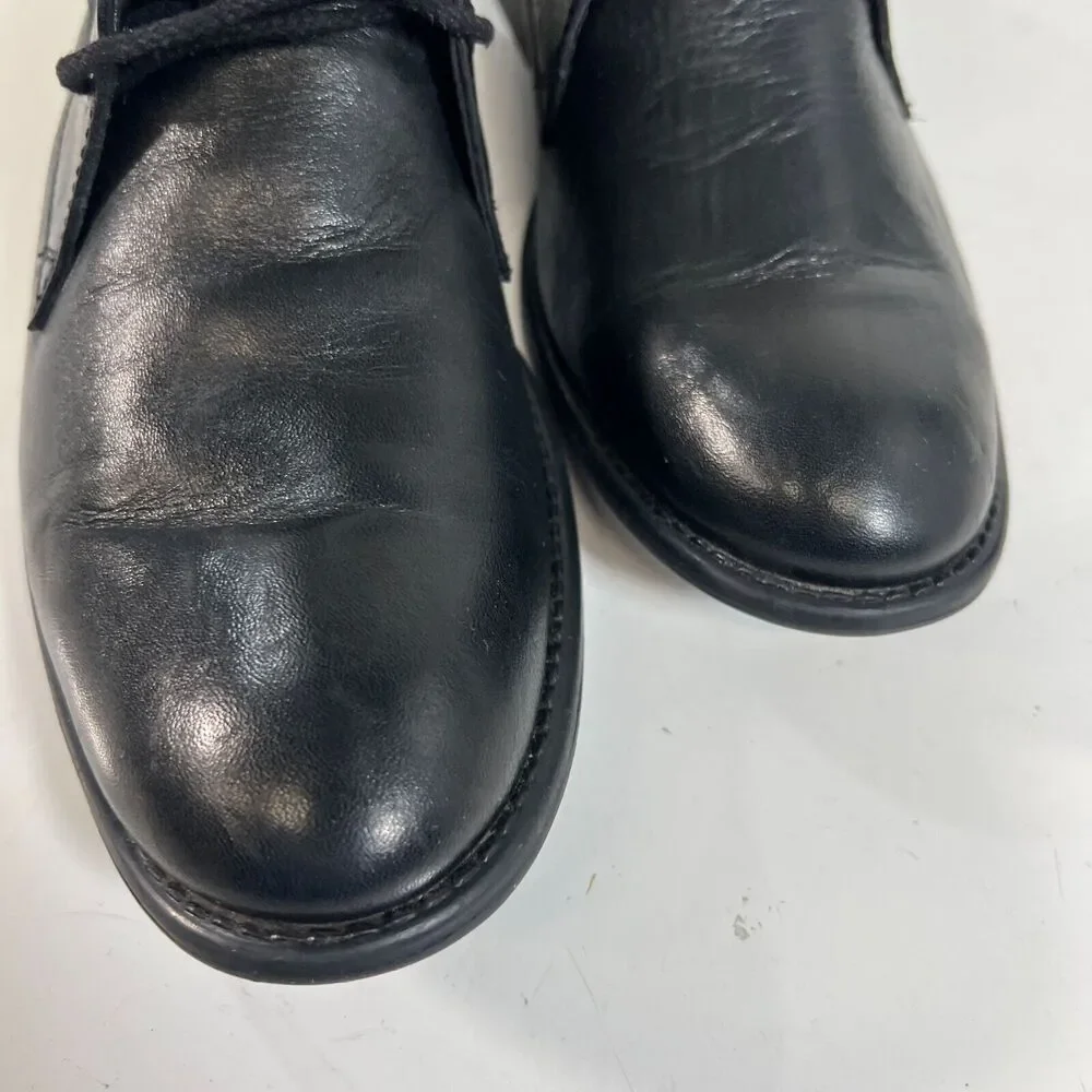 Clarks Black Leather Dessert Chukkas 66174‎ Boots 10